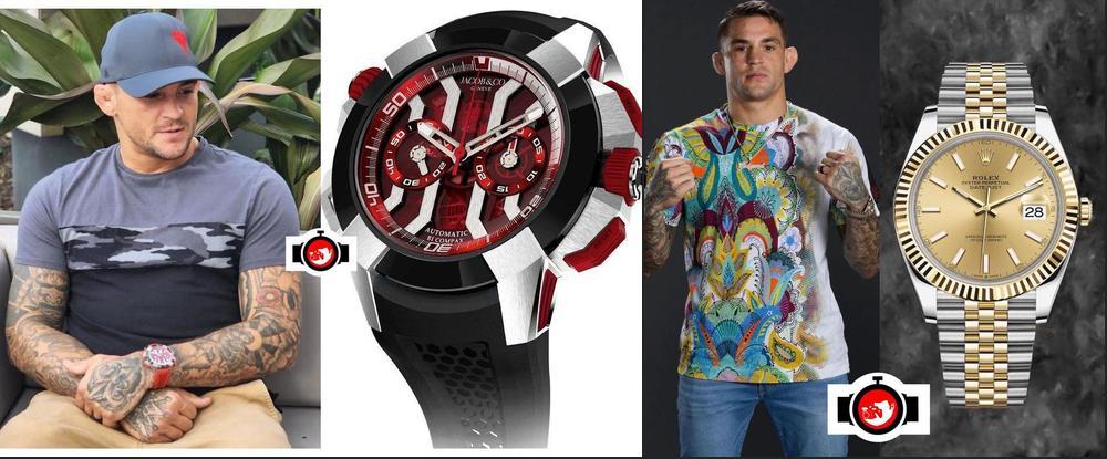 Exploring Dustin Poirier's Luxurious Watch Collection: A Mix of Jacob & Co and Rolex